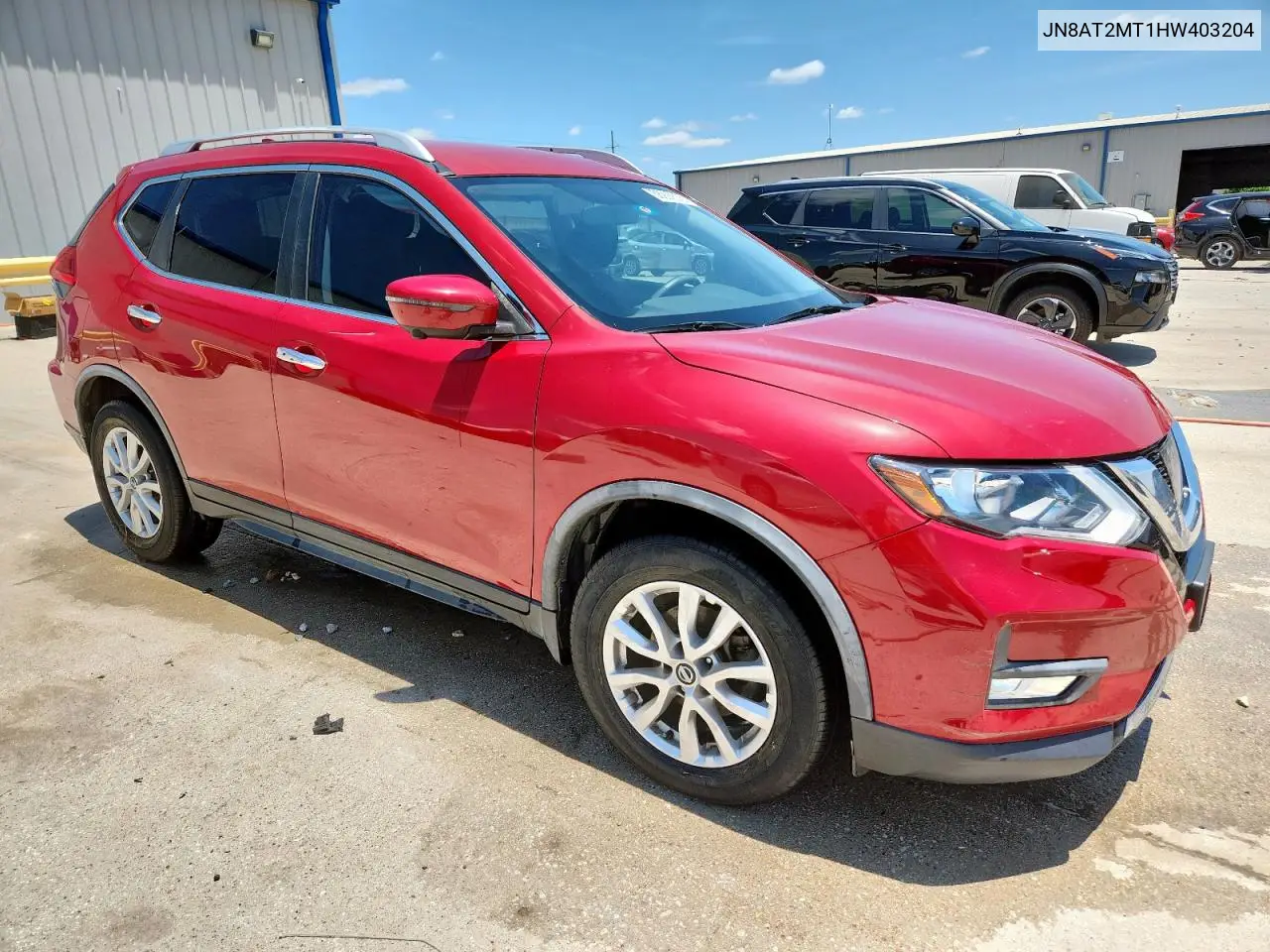 2017 Nissan Rogue S VIN: JN8AT2MT1HW403204 Lot: 58997575