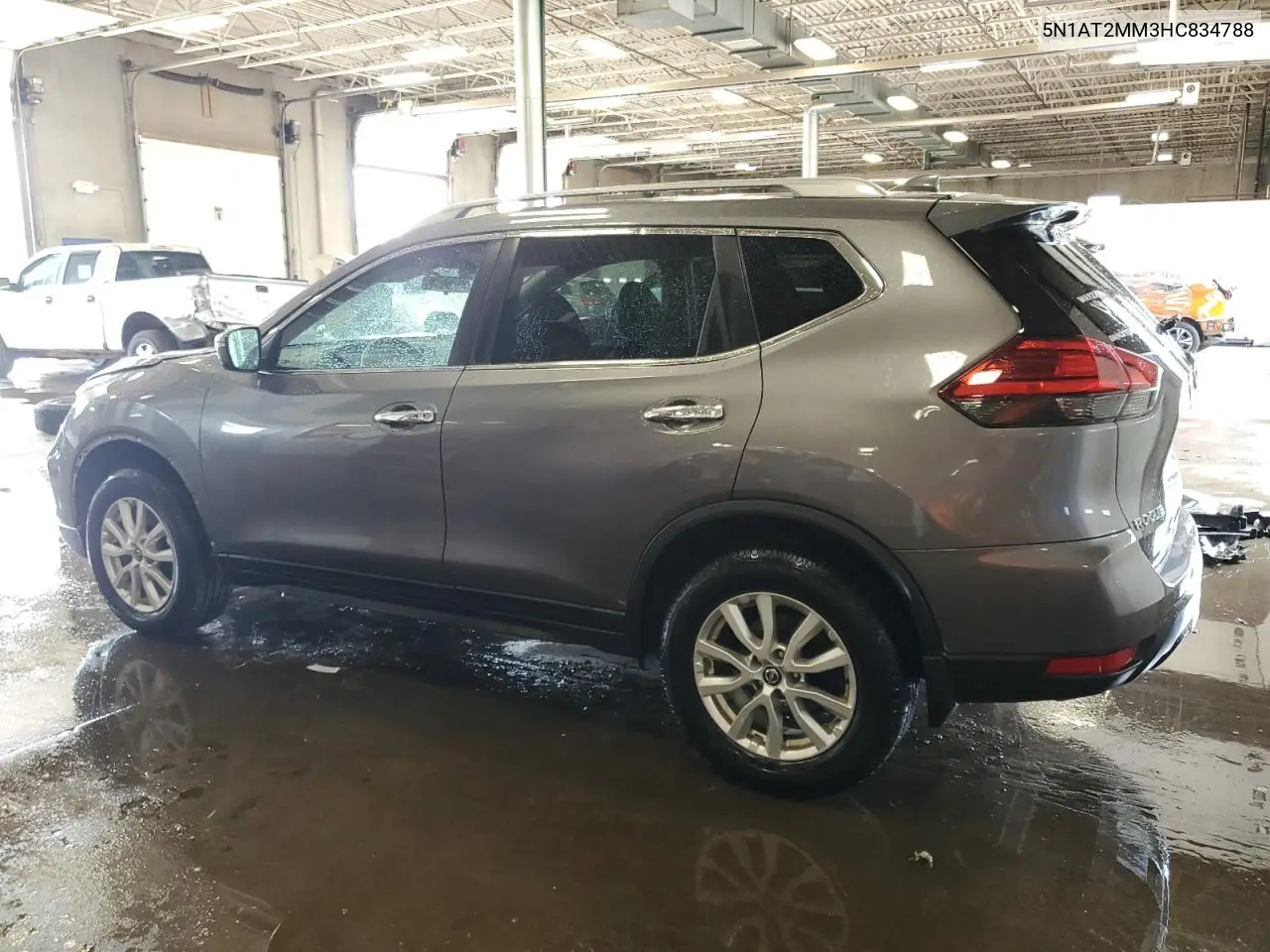 2017 Nissan Rogue S VIN: 5N1AT2MM3HC834788 Lot: 62075575