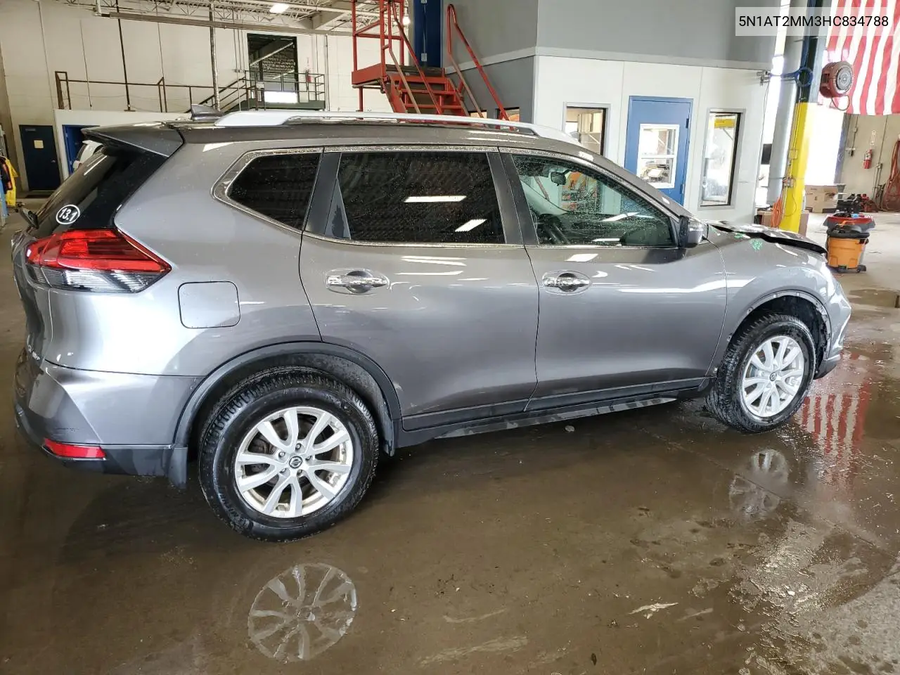 2017 Nissan Rogue S VIN: 5N1AT2MM3HC834788 Lot: 62075575