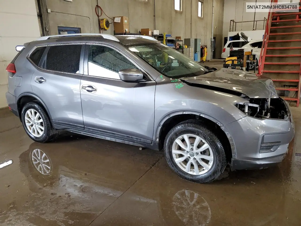 2017 Nissan Rogue S VIN: 5N1AT2MM3HC834788 Lot: 62075575