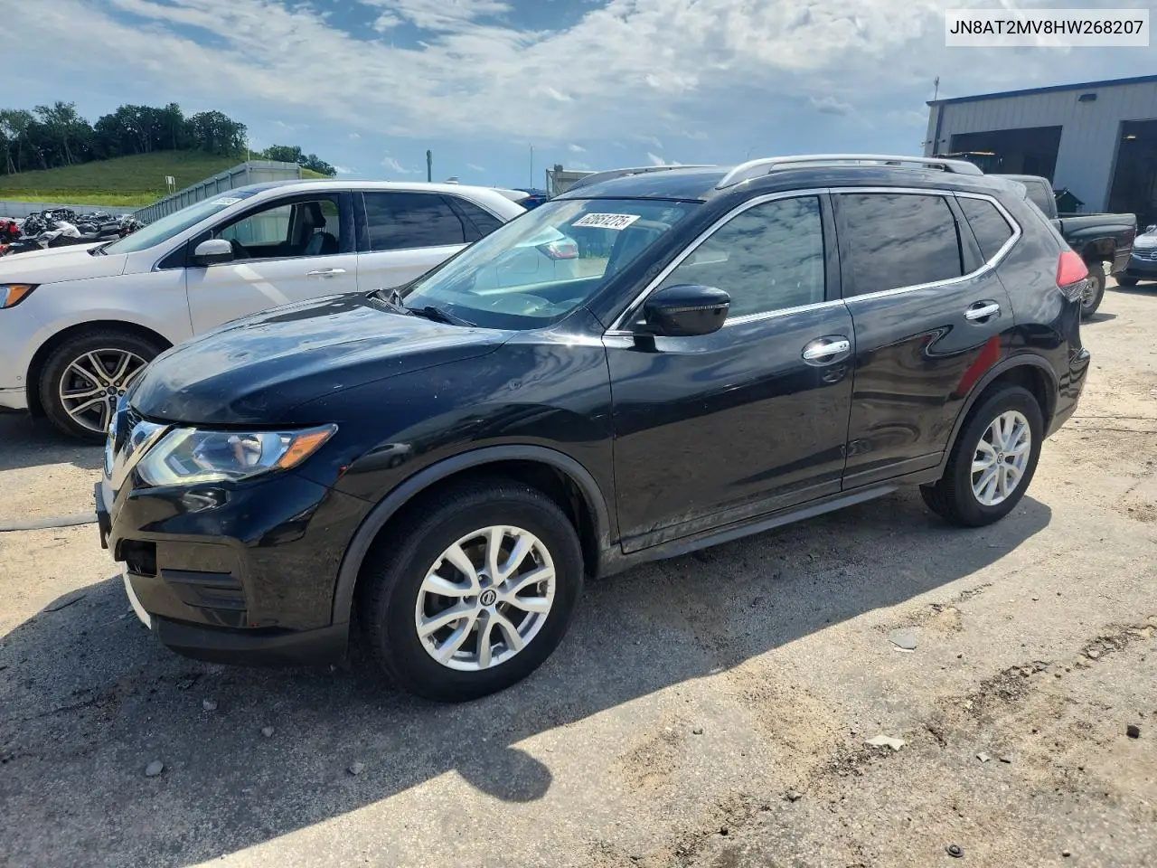 2017 Nissan Rogue S VIN: JN8AT2MV8HW268207 Lot: 62651275