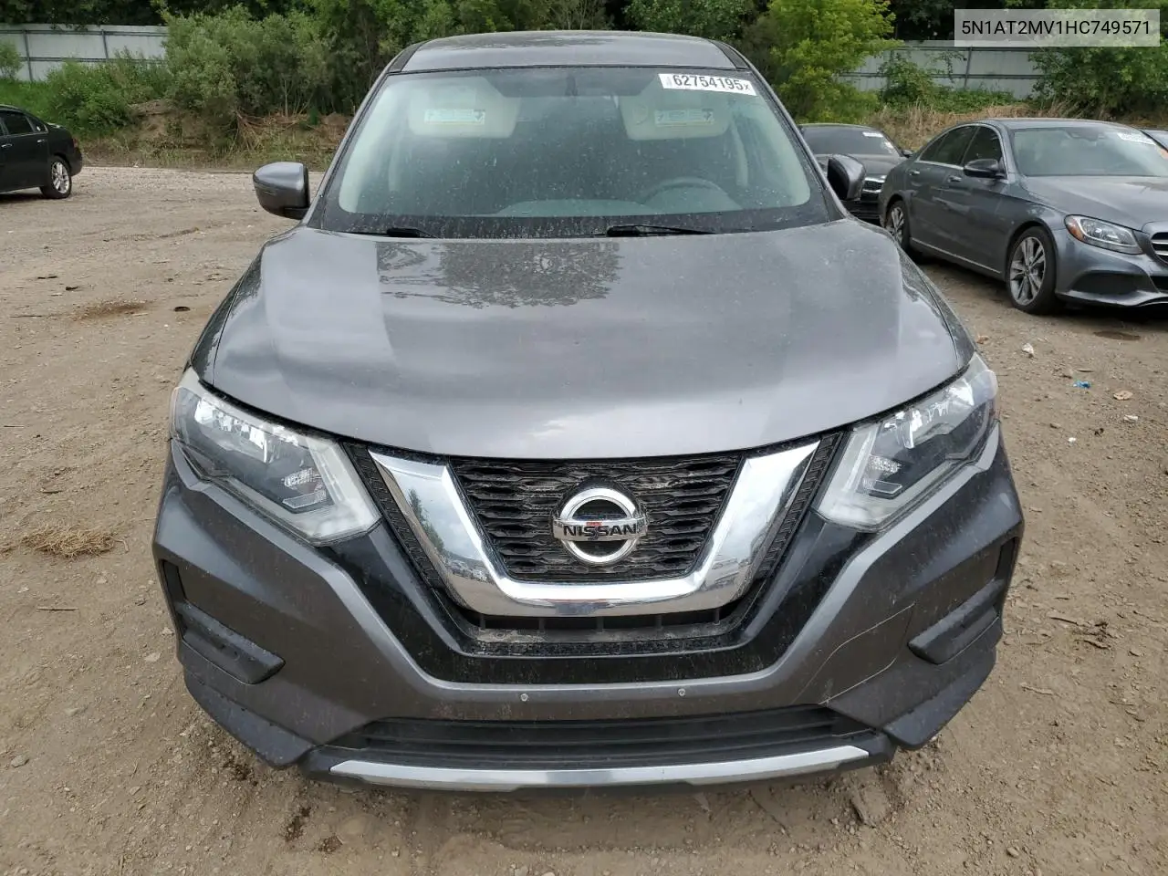 2017 Nissan Rogue Sv VIN: 5N1AT2MV1HC749571 Lot: 62754195