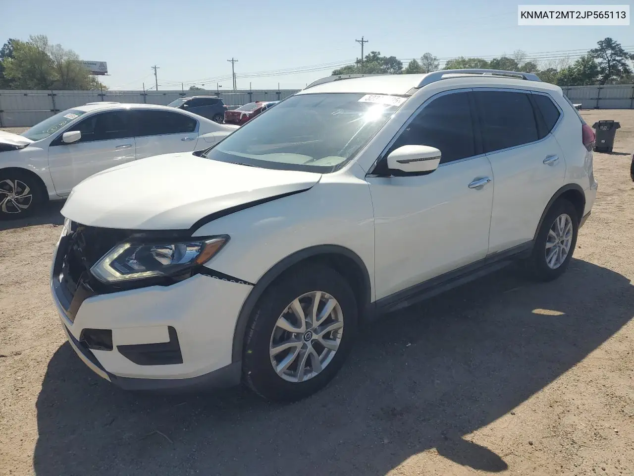 2018 Nissan Rogue S VIN: KNMAT2MT2JP565113 Lot: 52349195