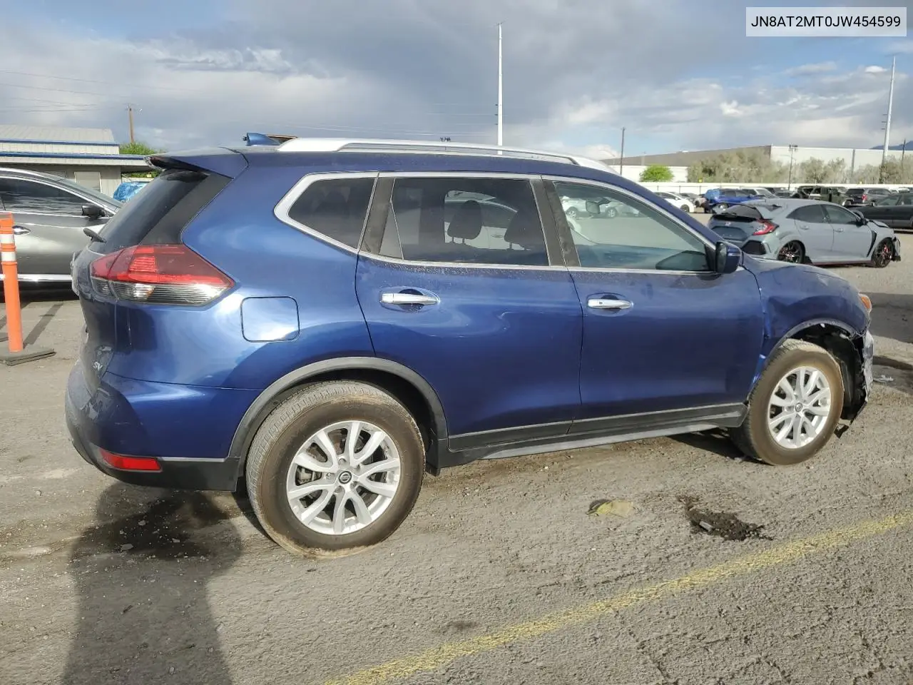 2018 Nissan Rogue S VIN: JN8AT2MT0JW454599 Lot: 53331725