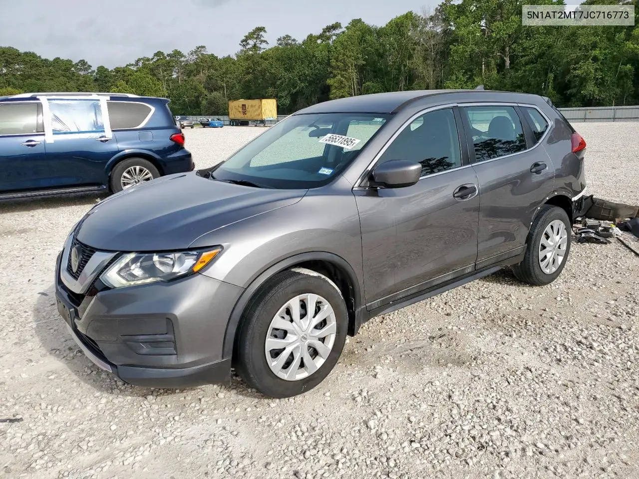 2018 Nissan Rogue S VIN: 5N1AT2MT7JC716773 Lot: 56631895