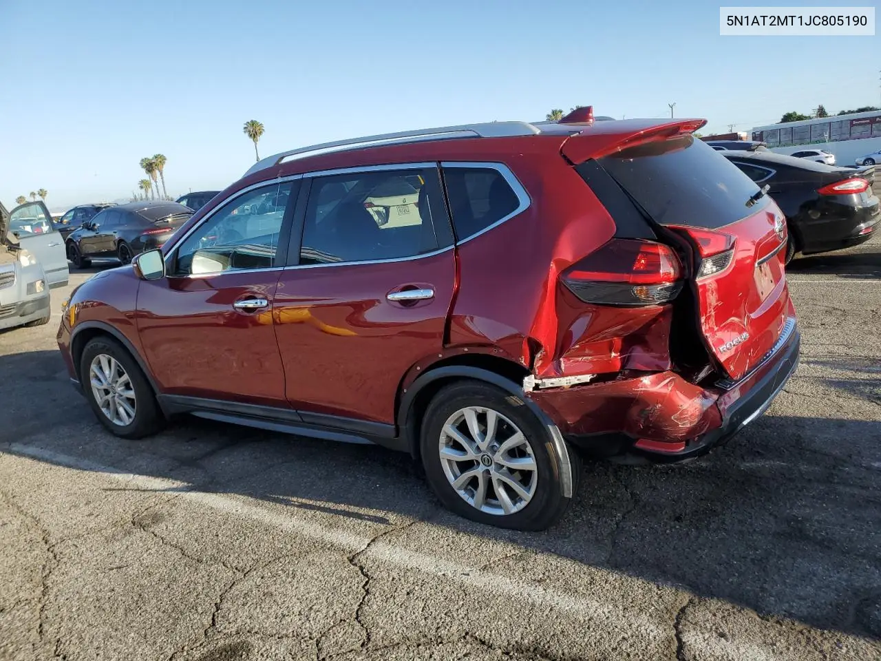 2018 Nissan Rogue S VIN: 5N1AT2MT1JC805190 Lot: 56818595