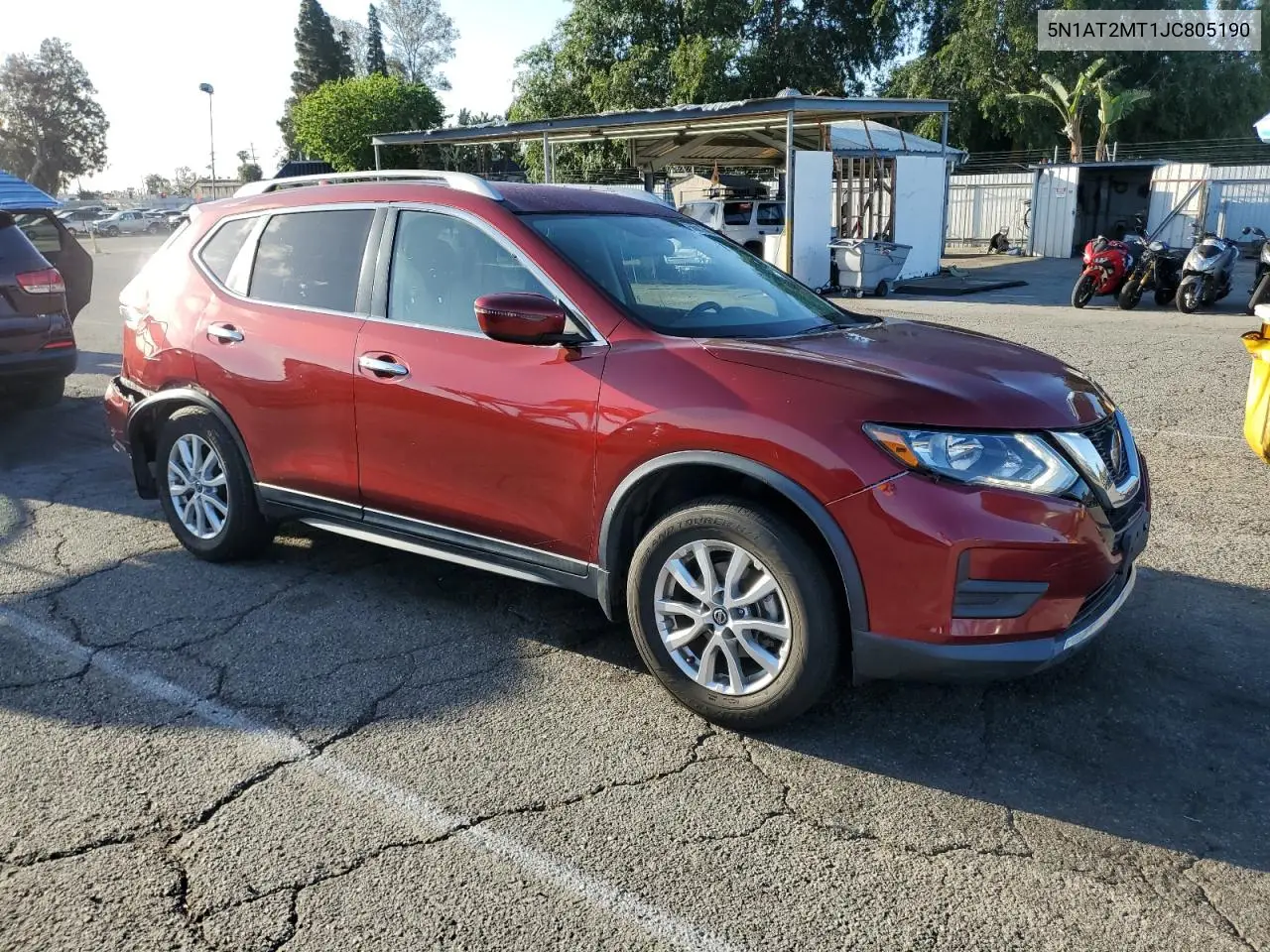 2018 Nissan Rogue S VIN: 5N1AT2MT1JC805190 Lot: 56818595