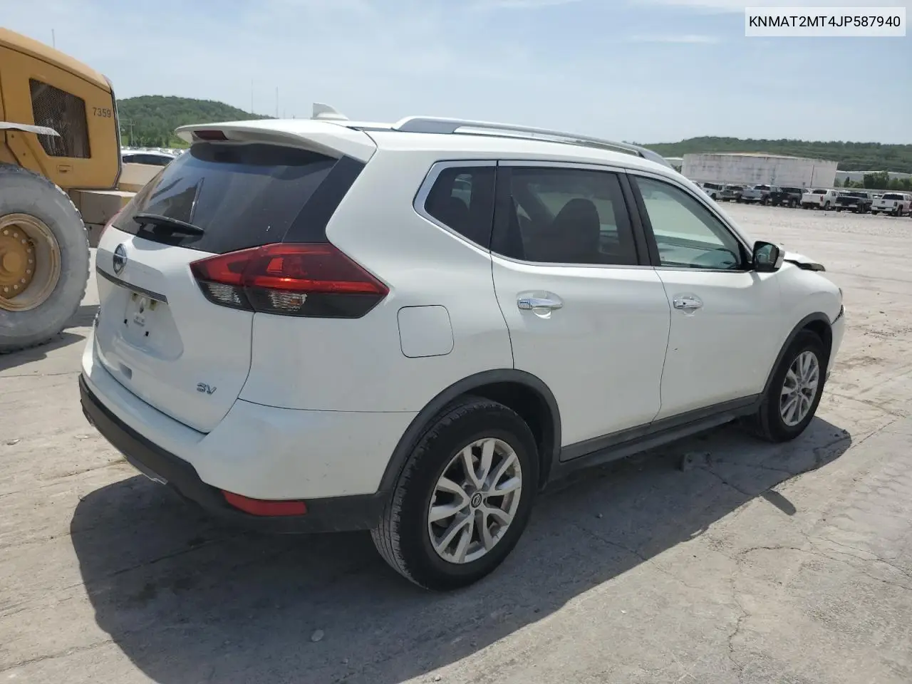 2018 Nissan Rogue S VIN: KNMAT2MT4JP587940 Lot: 57181615