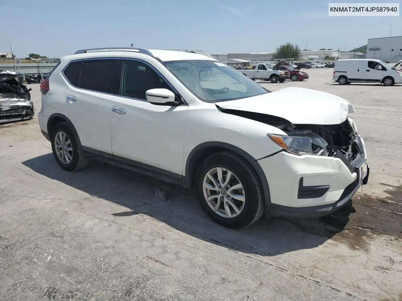 2018 Nissan Rogue S VIN: KNMAT2MT4JP587940 Lot: 57181615