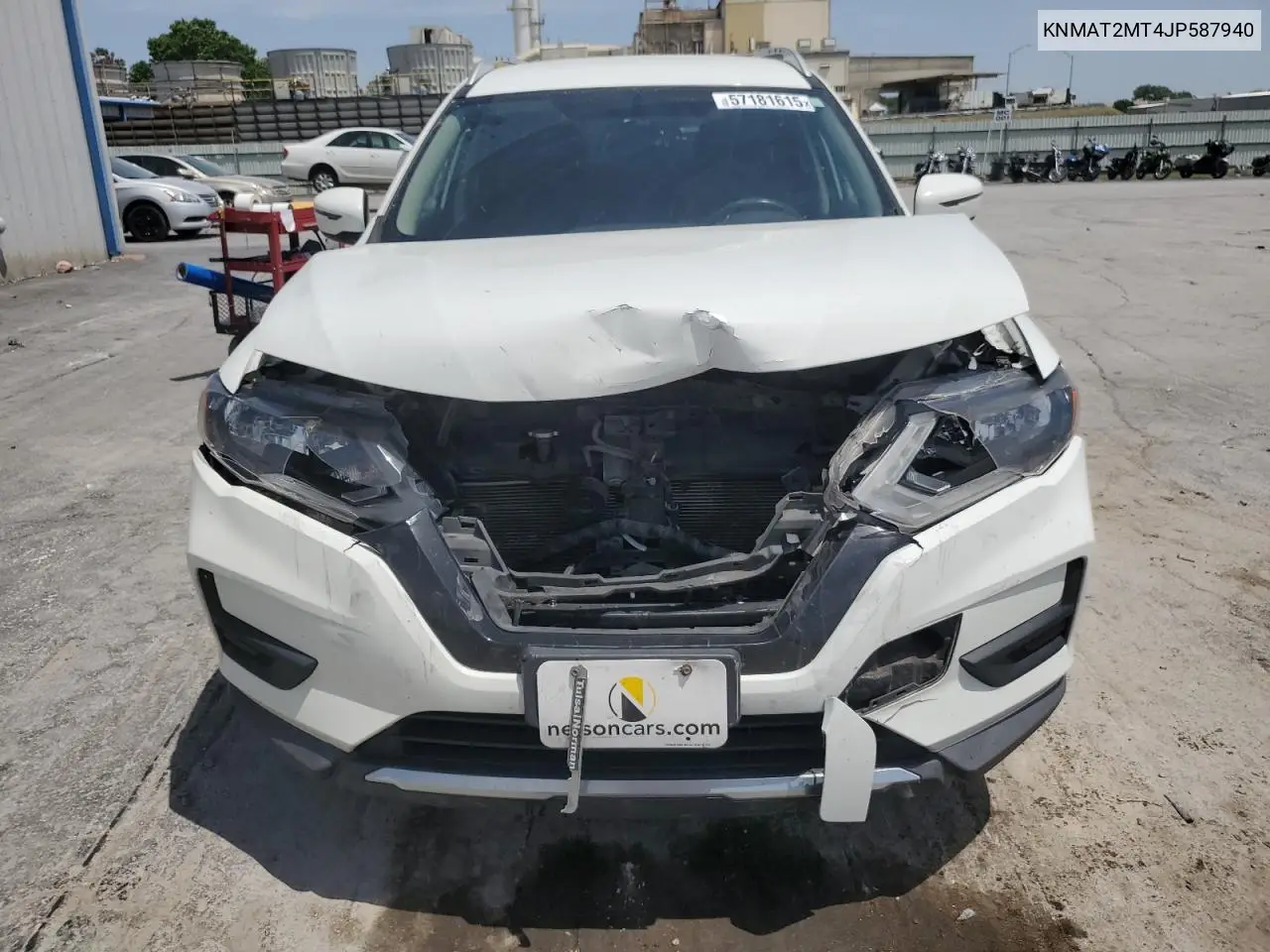 2018 Nissan Rogue S VIN: KNMAT2MT4JP587940 Lot: 57181615