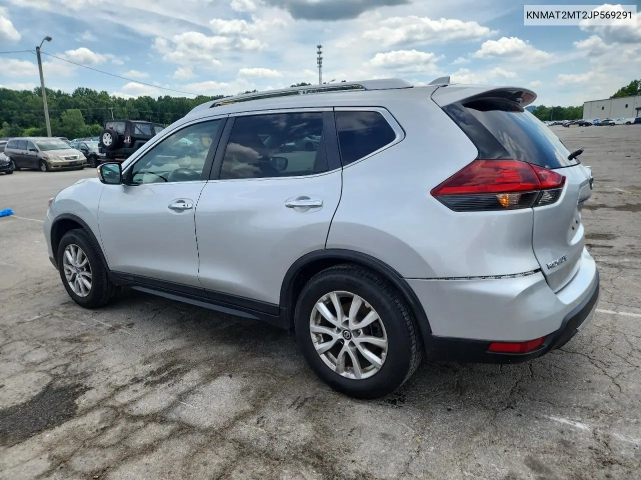 2018 Nissan Rogue S VIN: KNMAT2MT2JP569291 Lot: 62078375