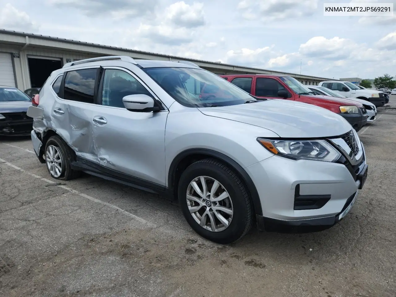 2018 Nissan Rogue S VIN: KNMAT2MT2JP569291 Lot: 62078375