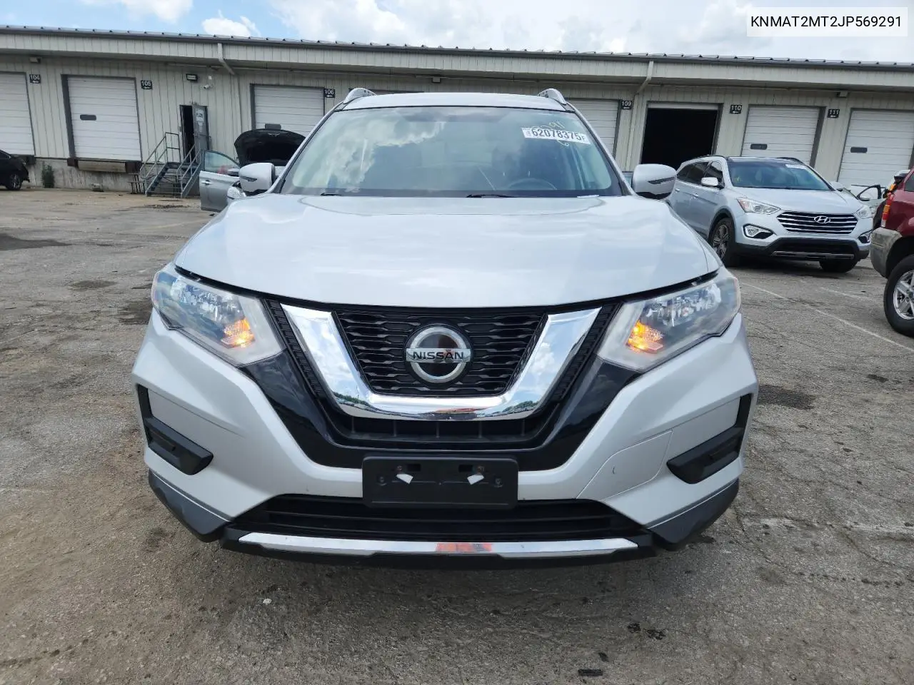 2018 Nissan Rogue S VIN: KNMAT2MT2JP569291 Lot: 62078375