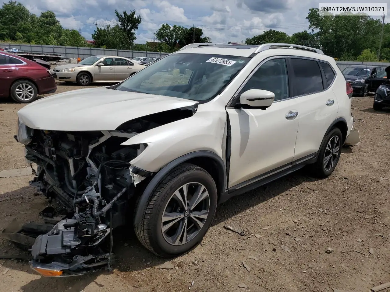 2018 Nissan Rogue S VIN: JN8AT2MV5JW310371 Lot: 62673955