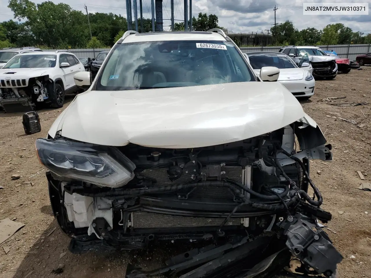 2018 Nissan Rogue S VIN: JN8AT2MV5JW310371 Lot: 62673955