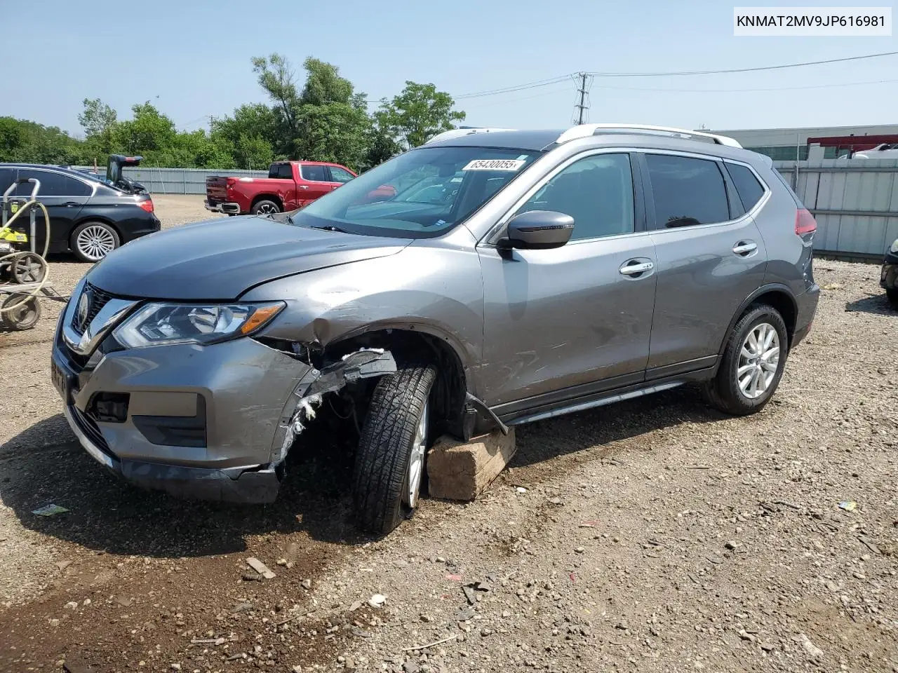 2018 Nissan Rogue S VIN: KNMAT2MV9JP616981 Lot: 65430055