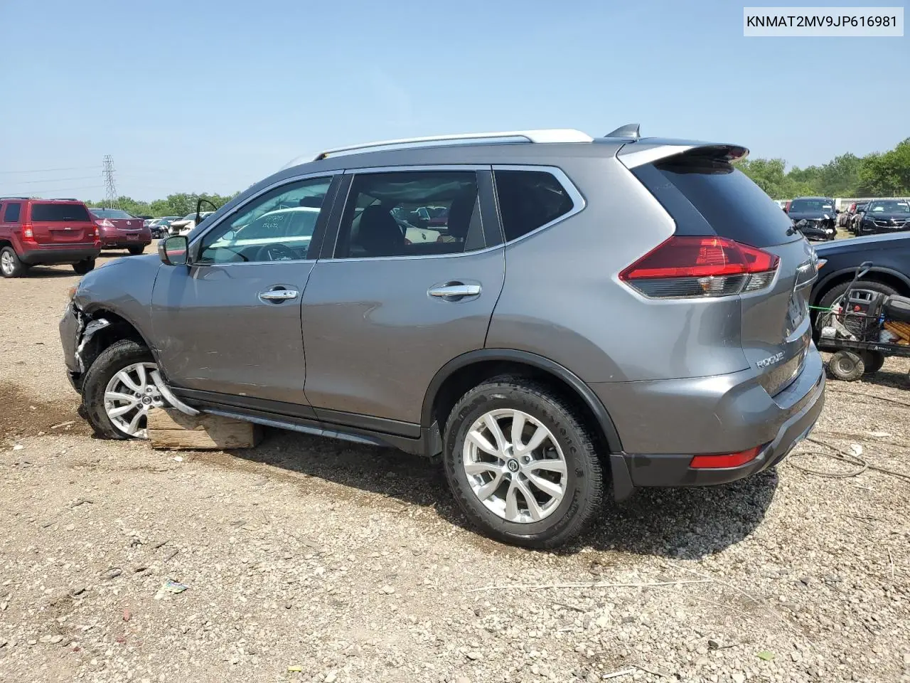 2018 Nissan Rogue S VIN: KNMAT2MV9JP616981 Lot: 65430055