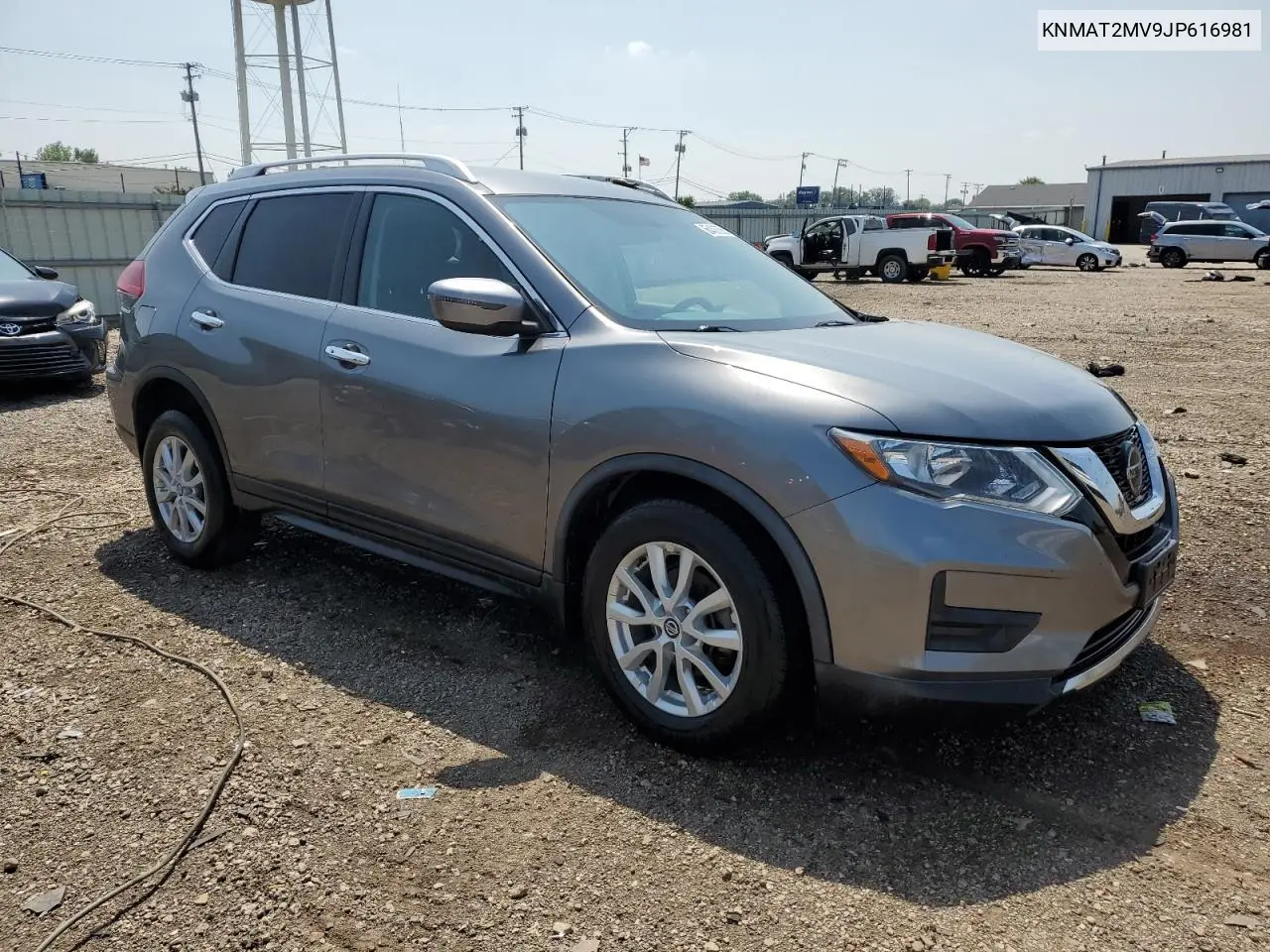 2018 Nissan Rogue S VIN: KNMAT2MV9JP616981 Lot: 65430055