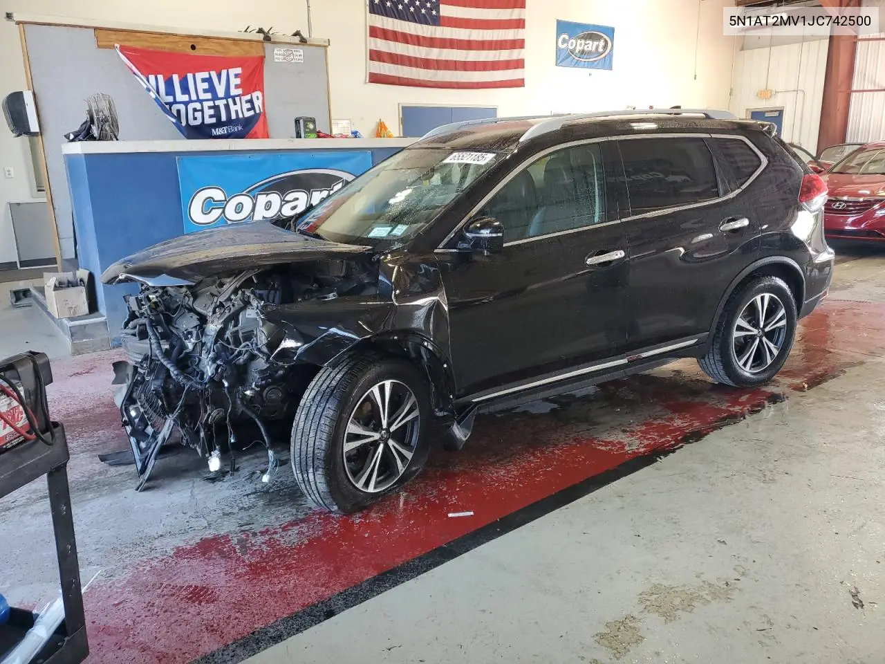 2018 Nissan Rogue S VIN: 5N1AT2MV1JC742500 Lot: 65521185