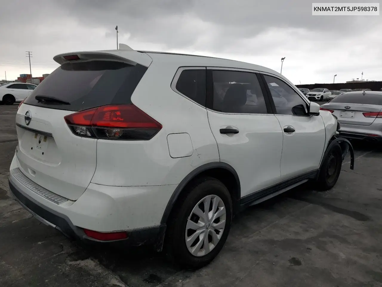 2018 Nissan Rogue S VIN: KNMAT2MT5JP598378 Lot: 65796515