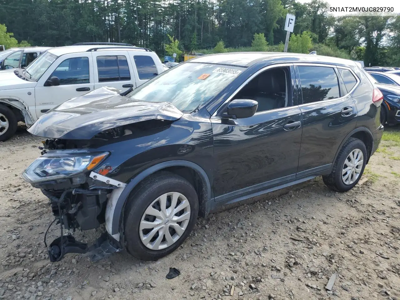 2018 Nissan Rogue S VIN: 5N1AT2MV0JC829790 Lot: 65903055