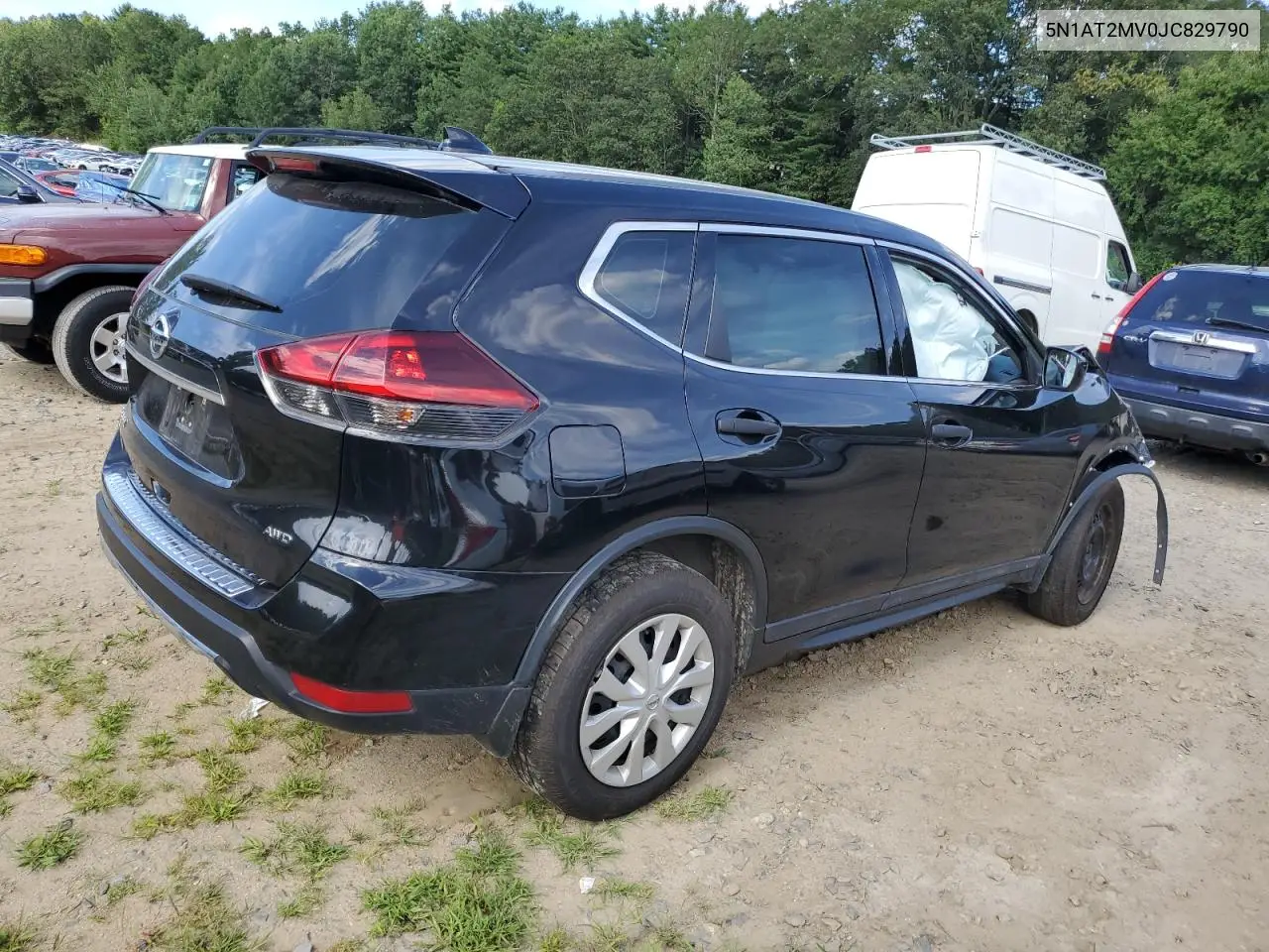 2018 Nissan Rogue S VIN: 5N1AT2MV0JC829790 Lot: 65903055