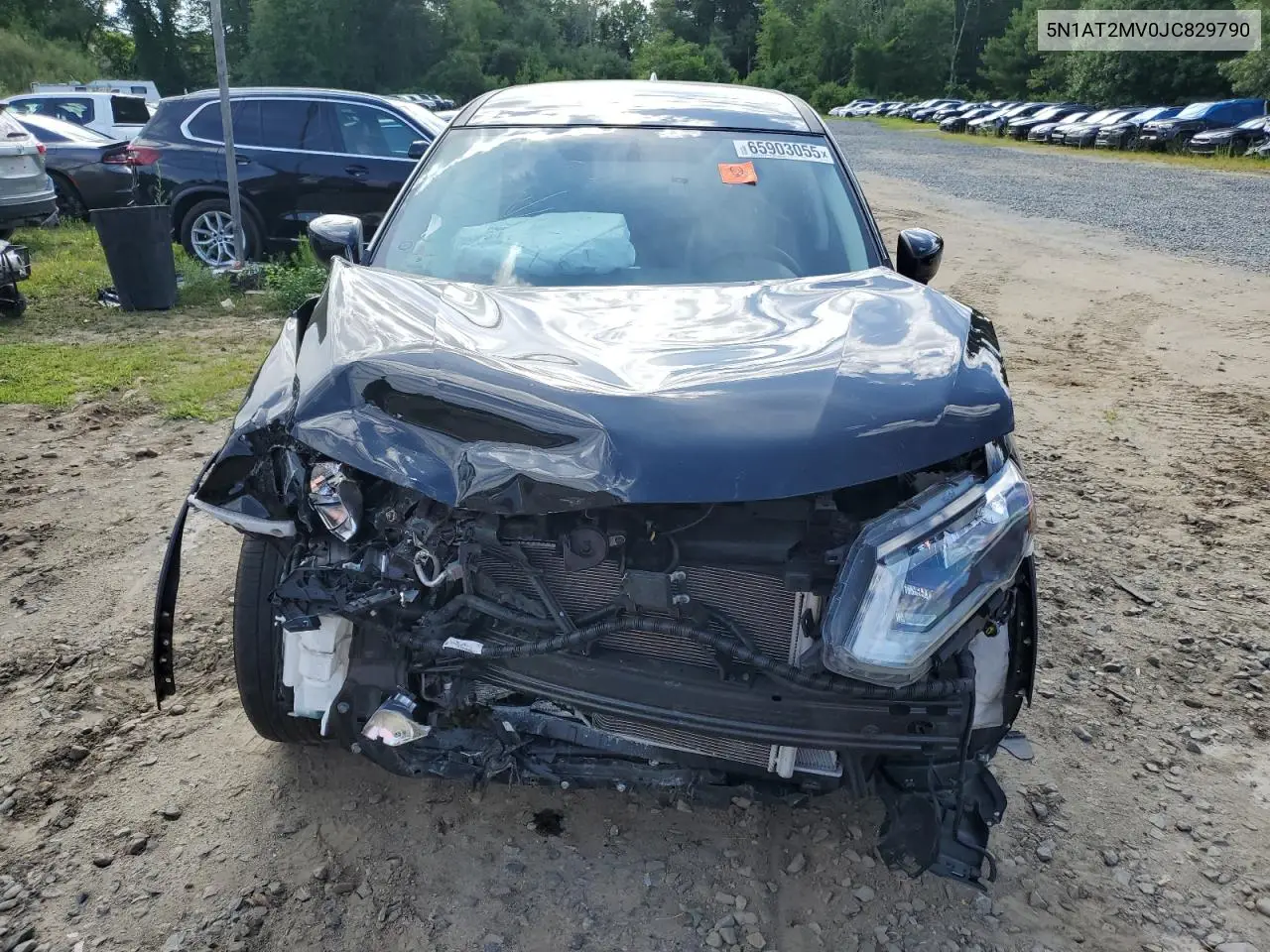 2018 Nissan Rogue S VIN: 5N1AT2MV0JC829790 Lot: 65903055