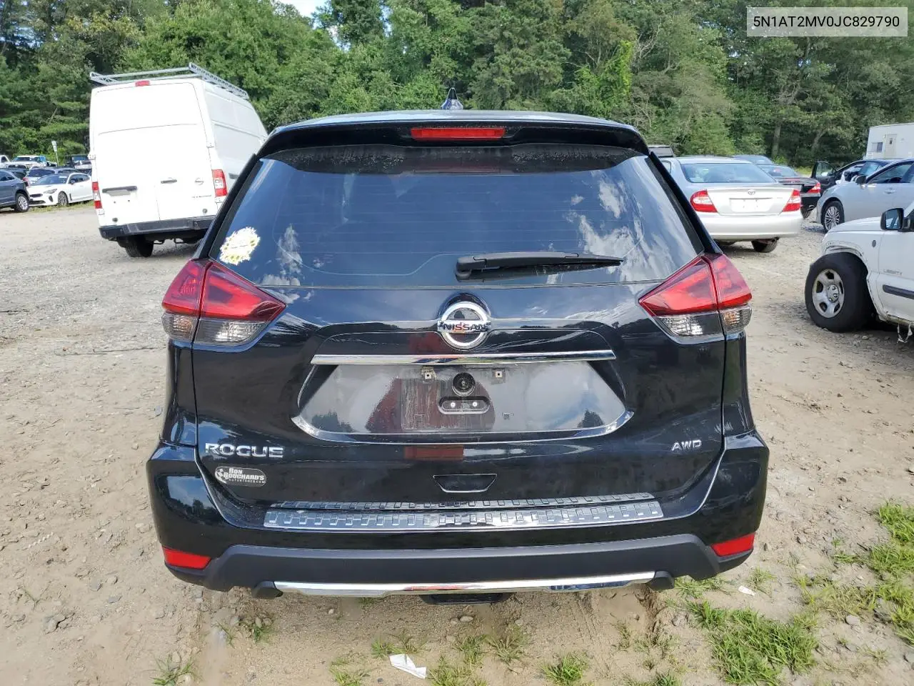 2018 Nissan Rogue S VIN: 5N1AT2MV0JC829790 Lot: 65903055