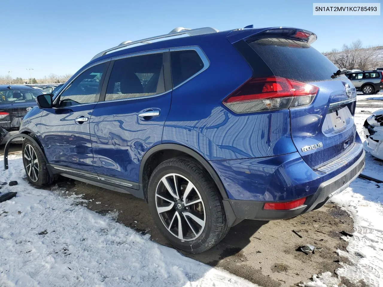 2019 Nissan Rogue S VIN: 5N1AT2MV1KC785493 Lot: 42761425