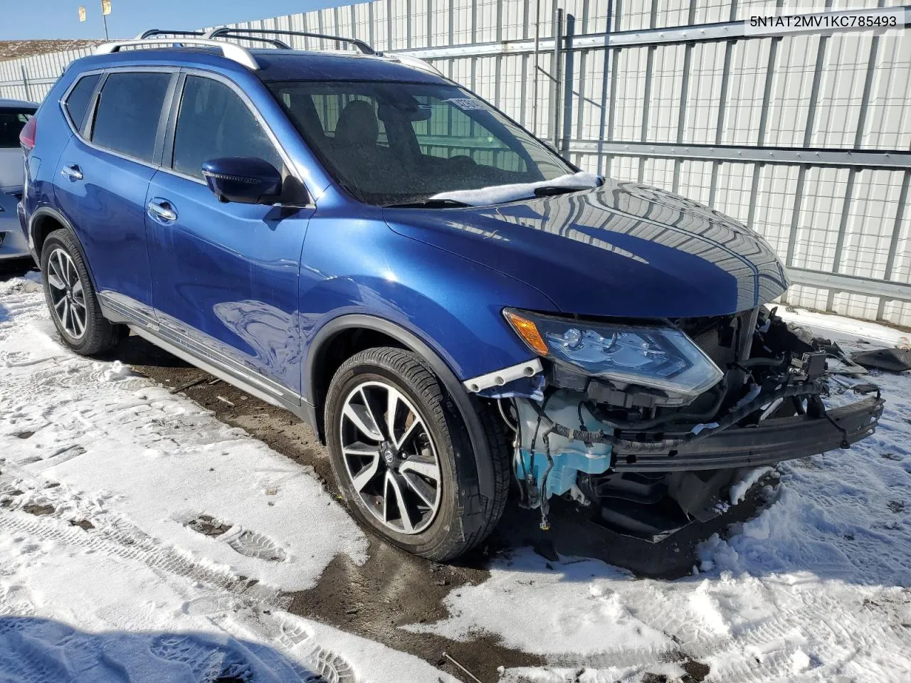 2019 Nissan Rogue S VIN: 5N1AT2MV1KC785493 Lot: 42761425
