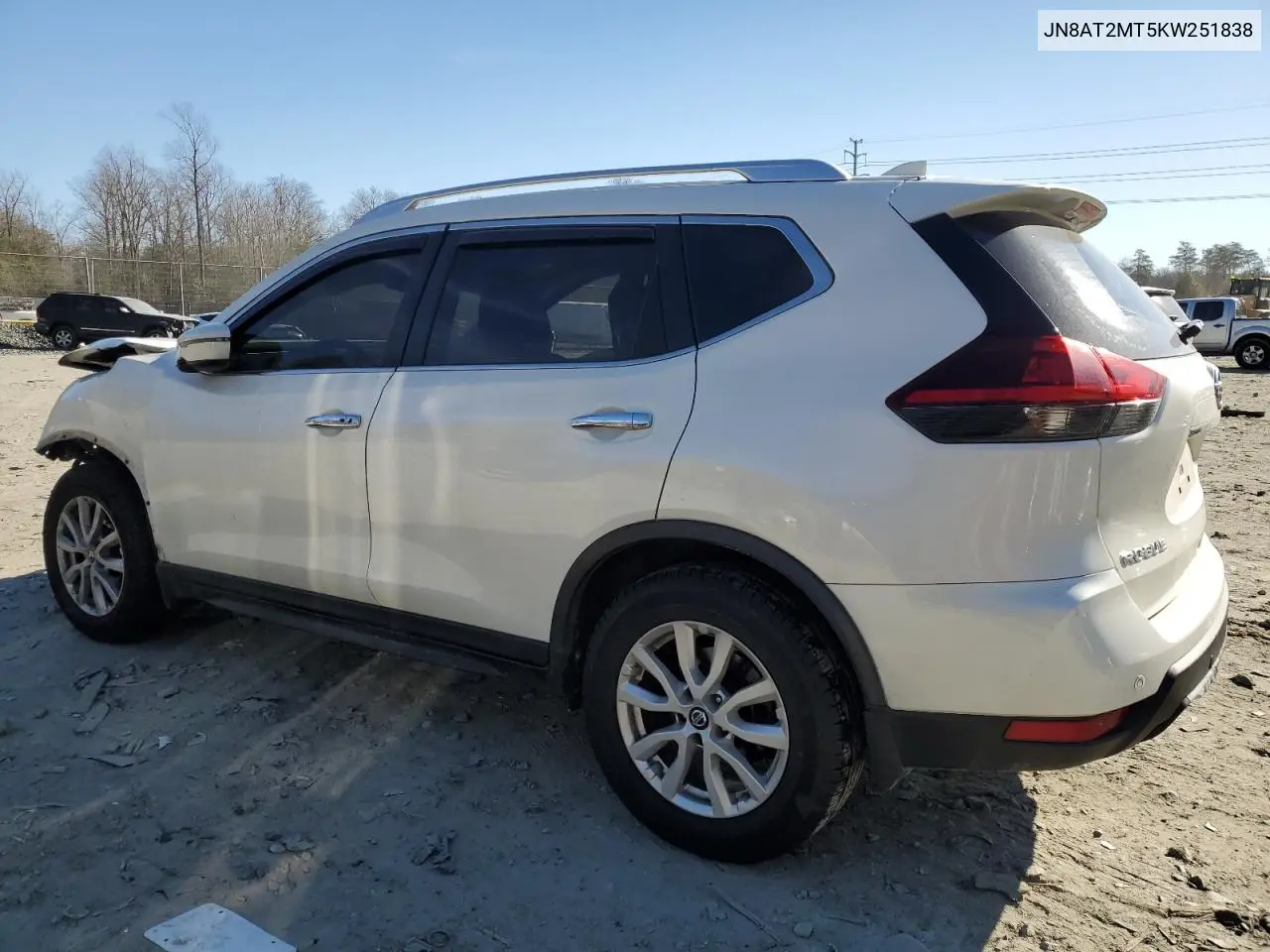 2019 Nissan Rogue S VIN: JN8AT2MT5KW251838 Lot: 46804185