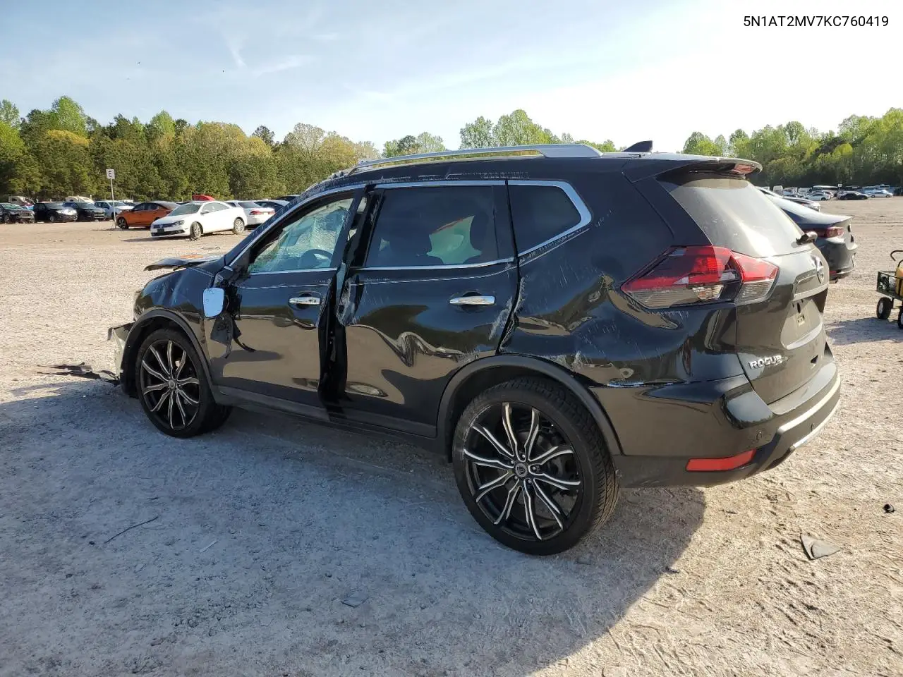 2019 Nissan Rogue S VIN: 5N1AT2MV7KC760419 Lot: 53690475