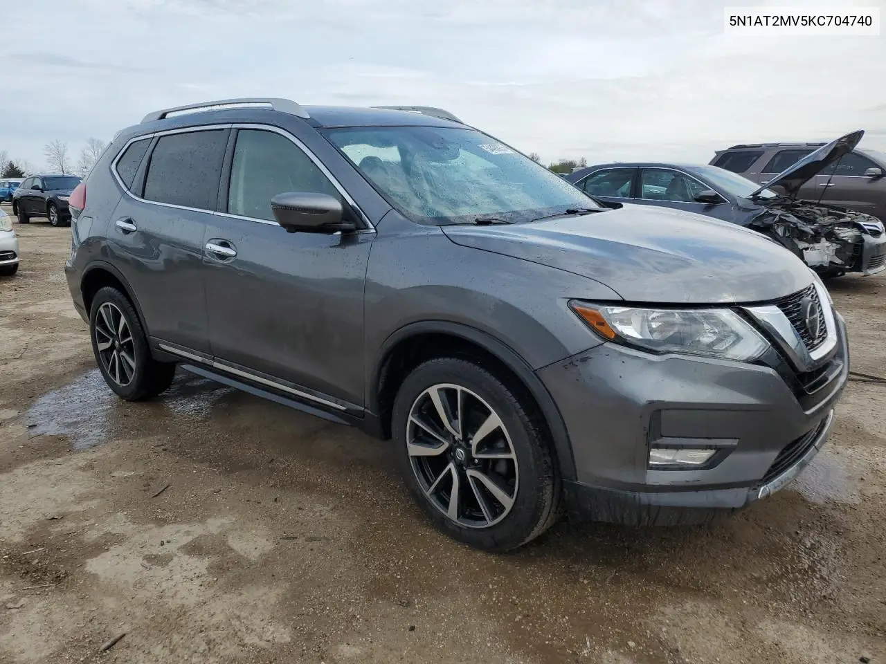 2019 Nissan Rogue S VIN: 5N1AT2MV5KC704740 Lot: 54490935