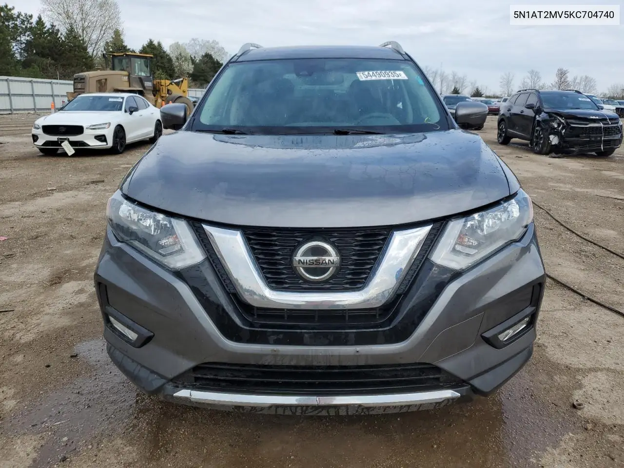 2019 Nissan Rogue S VIN: 5N1AT2MV5KC704740 Lot: 54490935