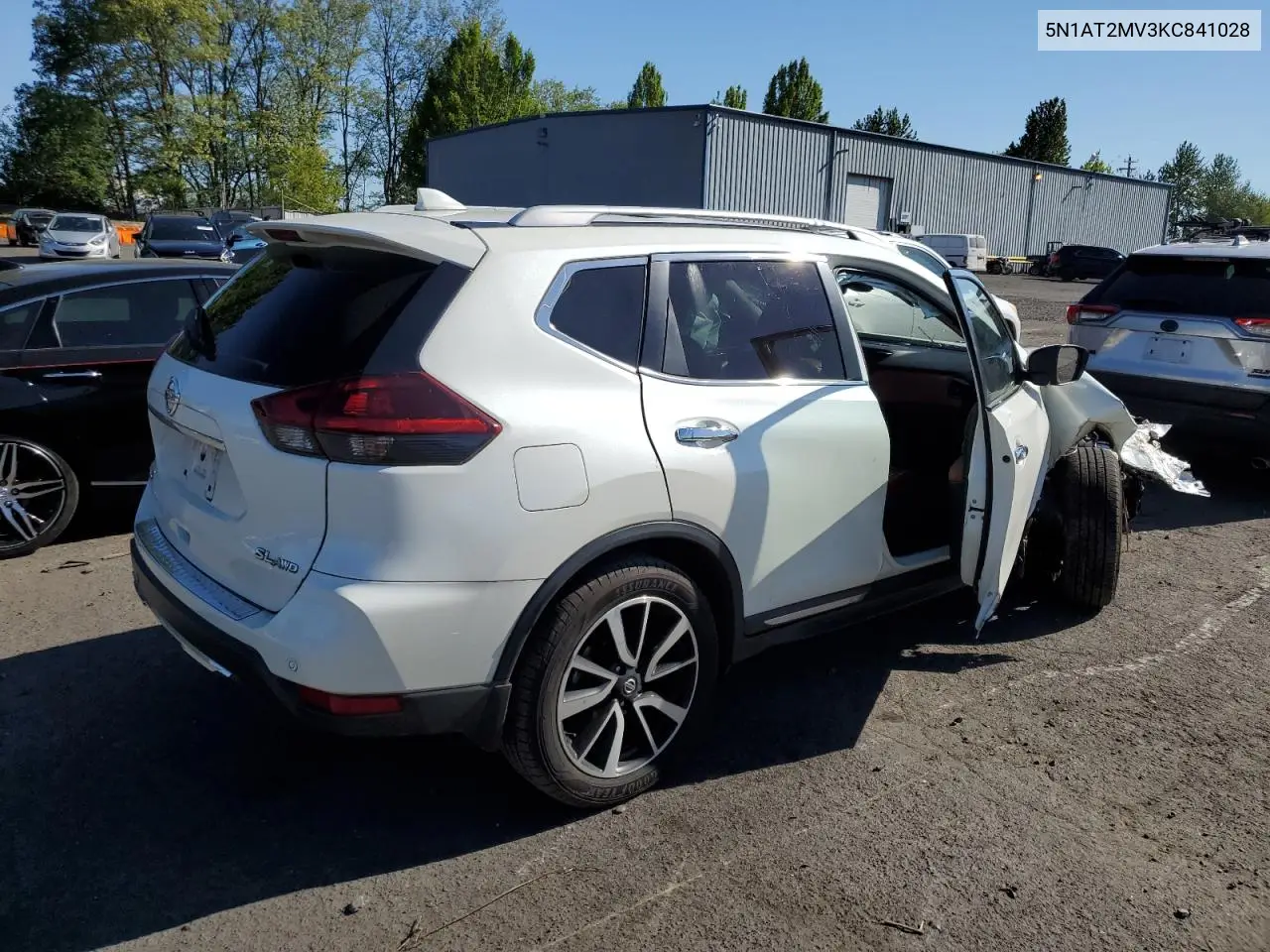 2019 Nissan Rogue S VIN: 5N1AT2MV3KC841028 Lot: 55966735