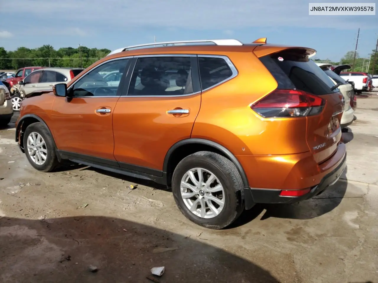 2019 Nissan Rogue S VIN: JN8AT2MVXKW395578 Lot: 56474135