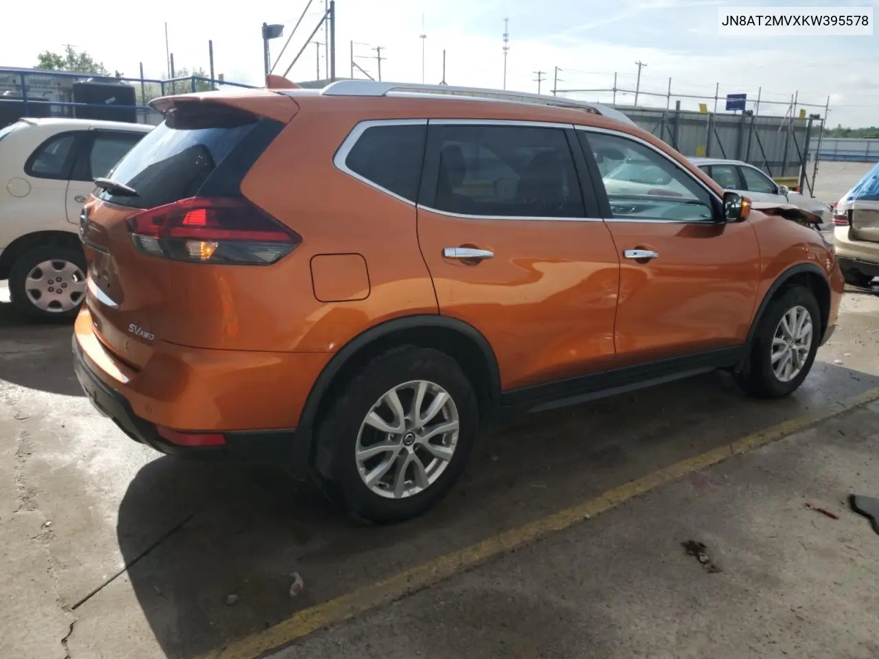 2019 Nissan Rogue S VIN: JN8AT2MVXKW395578 Lot: 56474135
