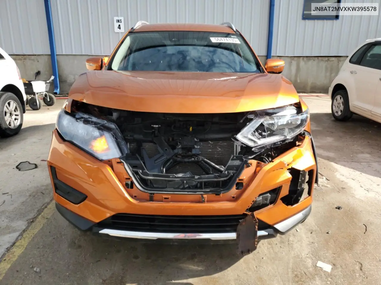 2019 Nissan Rogue S VIN: JN8AT2MVXKW395578 Lot: 56474135