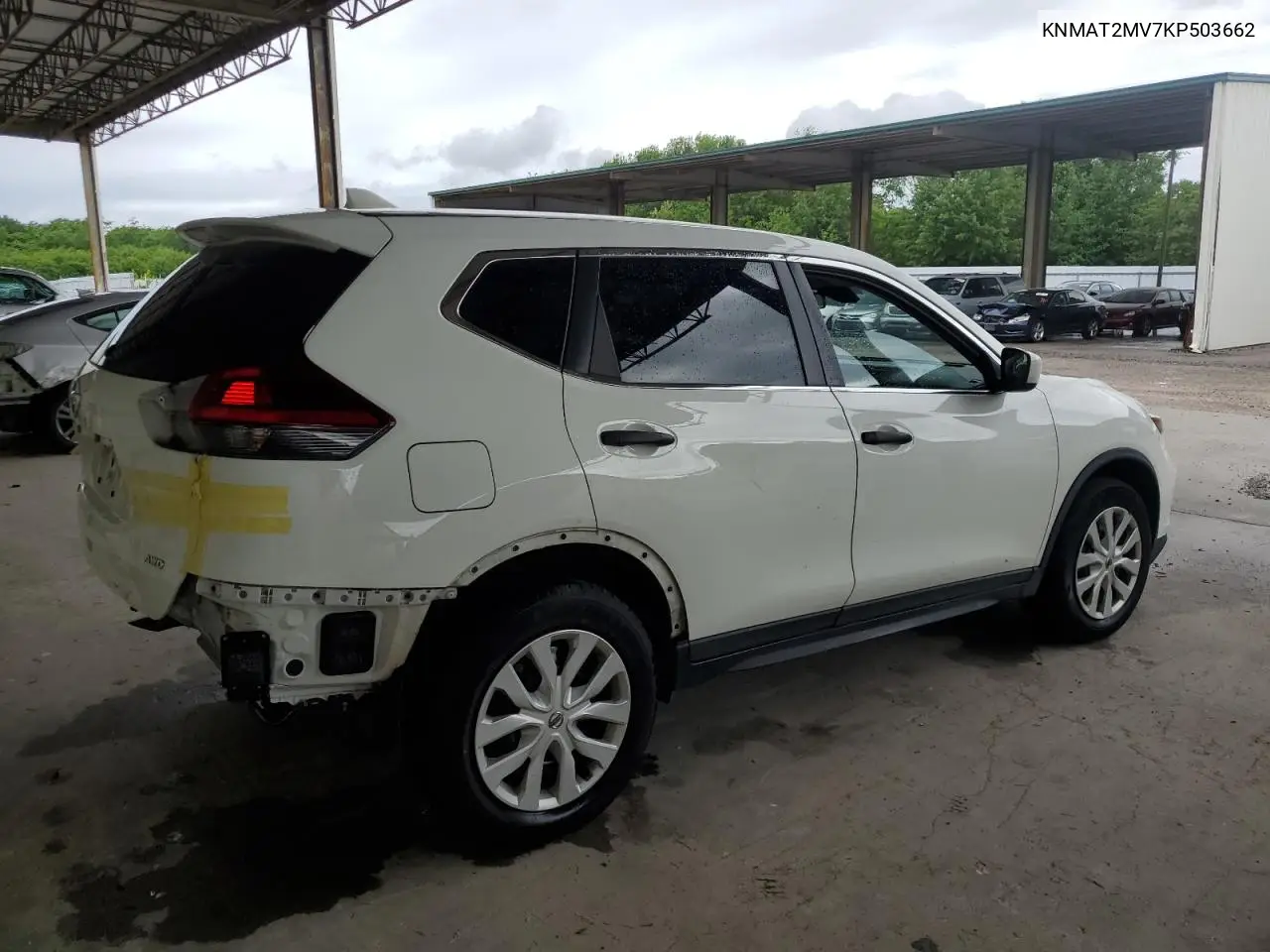 2019 Nissan Rogue S VIN: KNMAT2MV7KP503662 Lot: 56595725