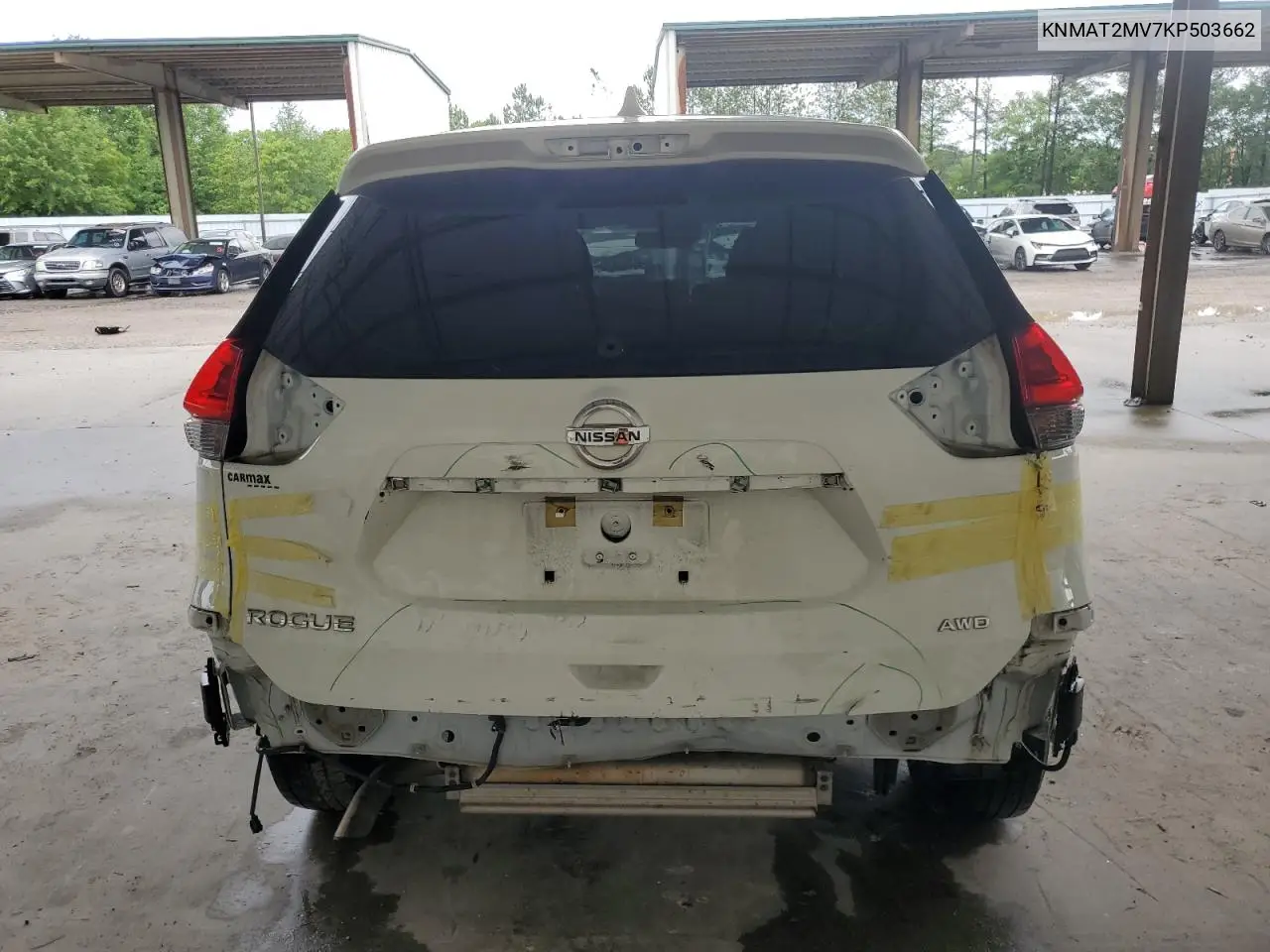 2019 Nissan Rogue S VIN: KNMAT2MV7KP503662 Lot: 56595725