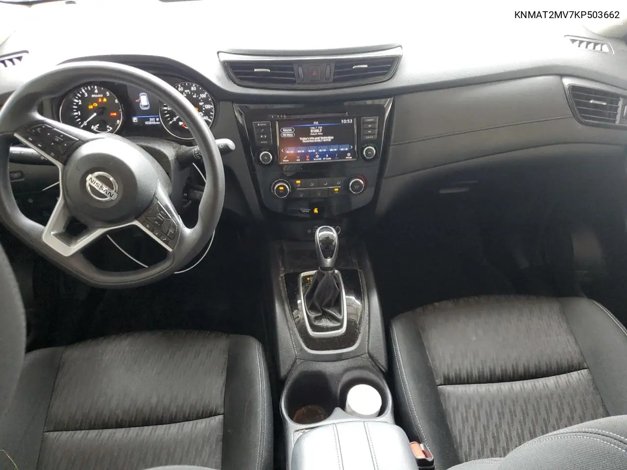 2019 Nissan Rogue S VIN: KNMAT2MV7KP503662 Lot: 56595725