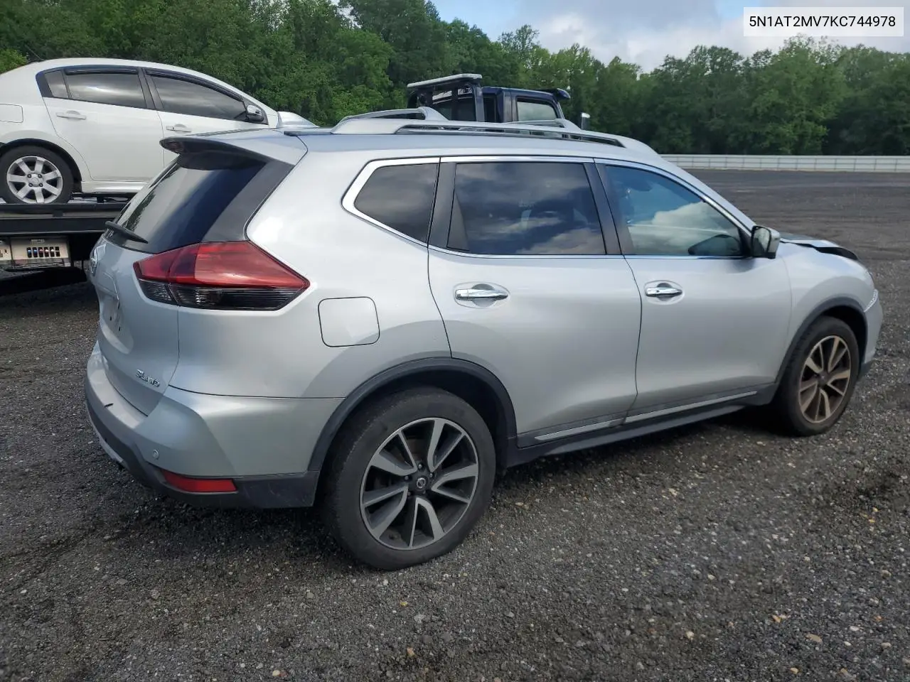 2019 Nissan Rogue S VIN: 5N1AT2MV7KC744978 Lot: 56629855