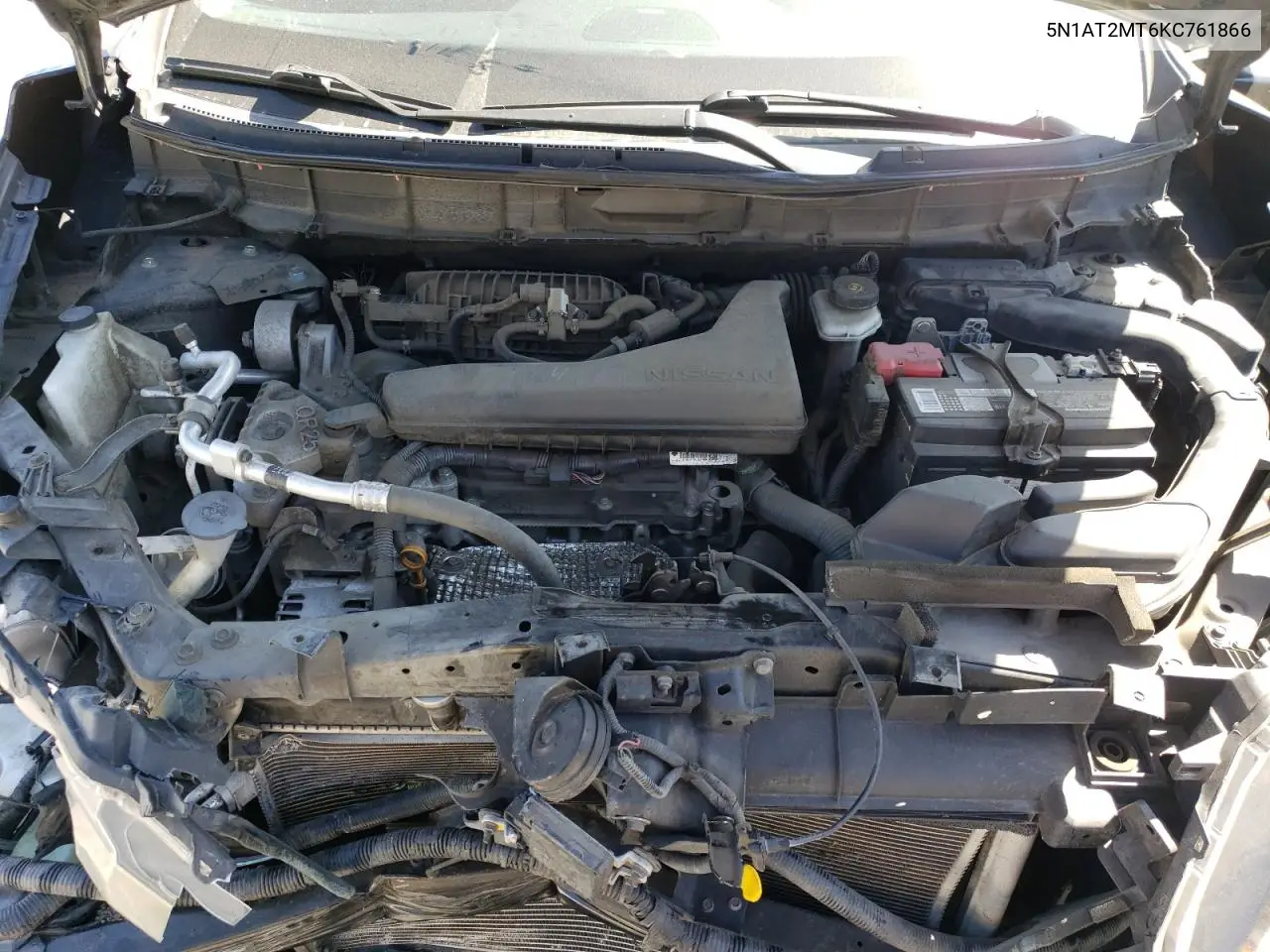2019 Nissan Rogue S VIN: 5N1AT2MT6KC761866 Lot: 56763115