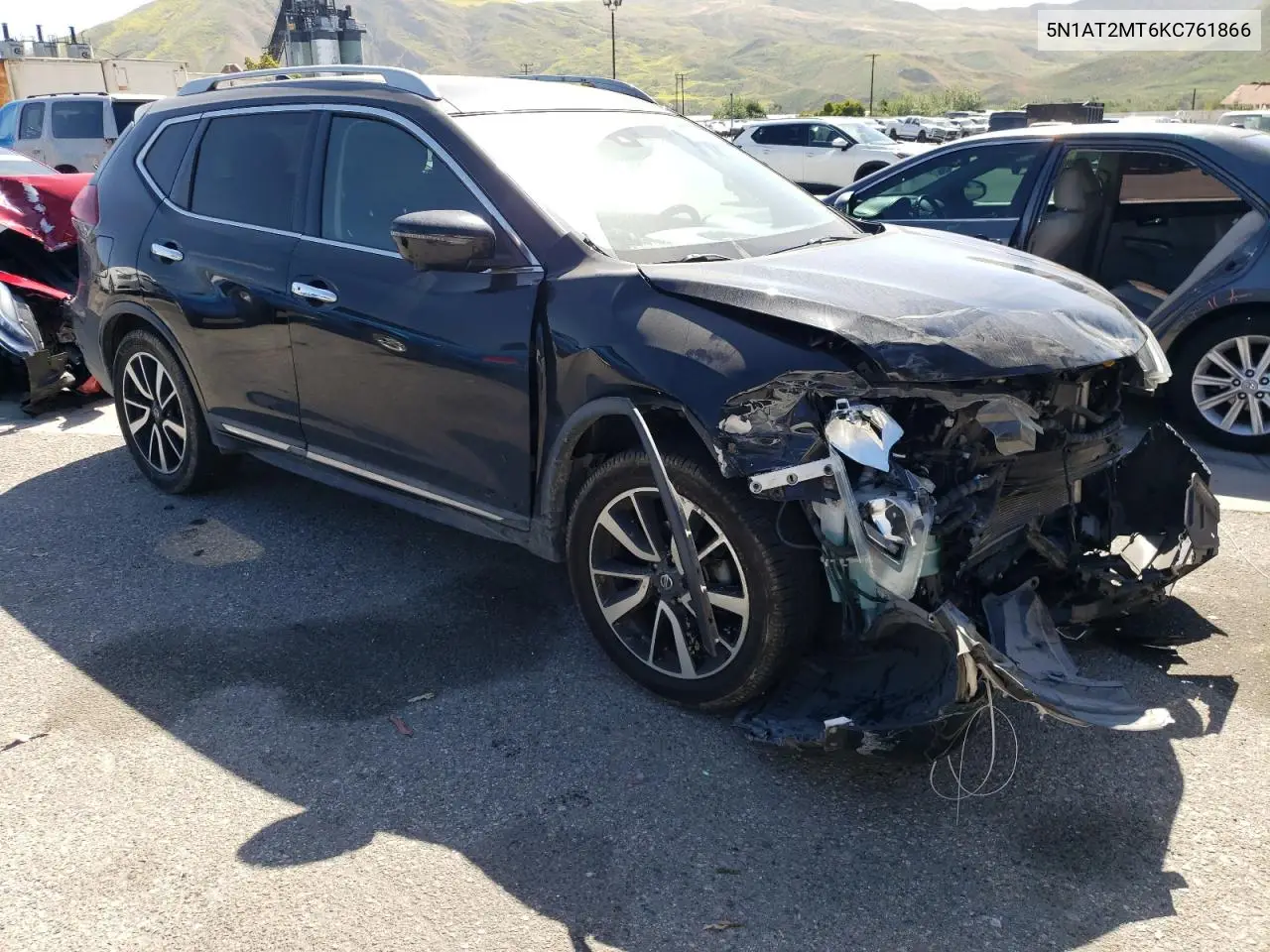 2019 Nissan Rogue S VIN: 5N1AT2MT6KC761866 Lot: 56763115