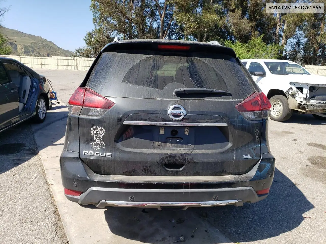 2019 Nissan Rogue S VIN: 5N1AT2MT6KC761866 Lot: 56763115