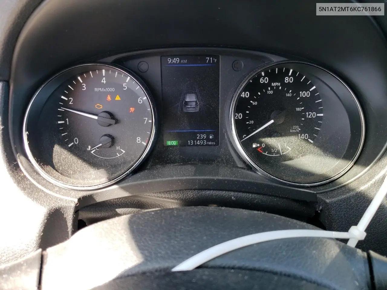 2019 Nissan Rogue S VIN: 5N1AT2MT6KC761866 Lot: 56763115
