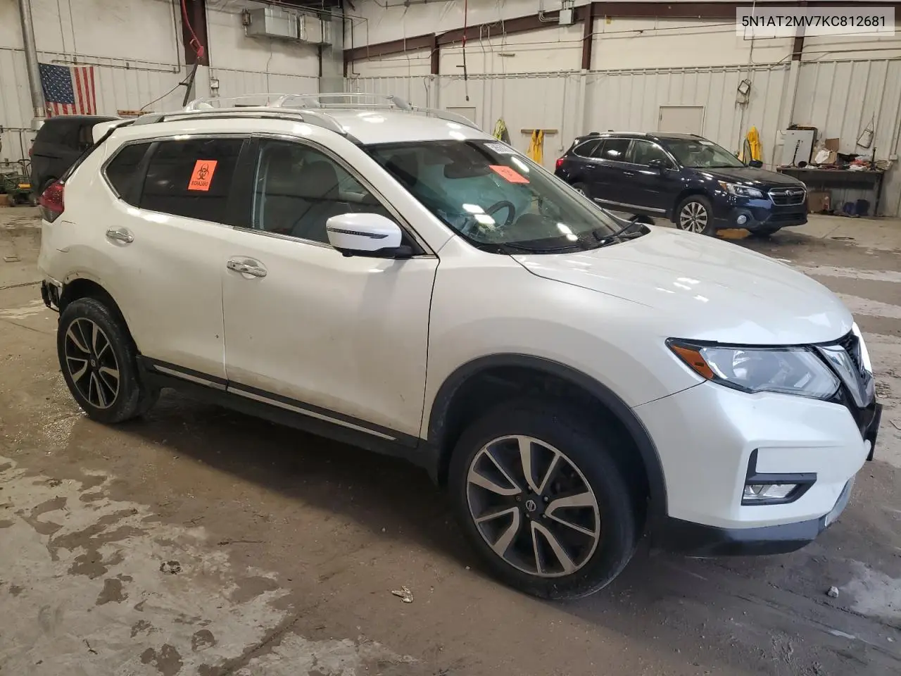 2019 Nissan Rogue S VIN: 5N1AT2MV7KC812681 Lot: 58568275