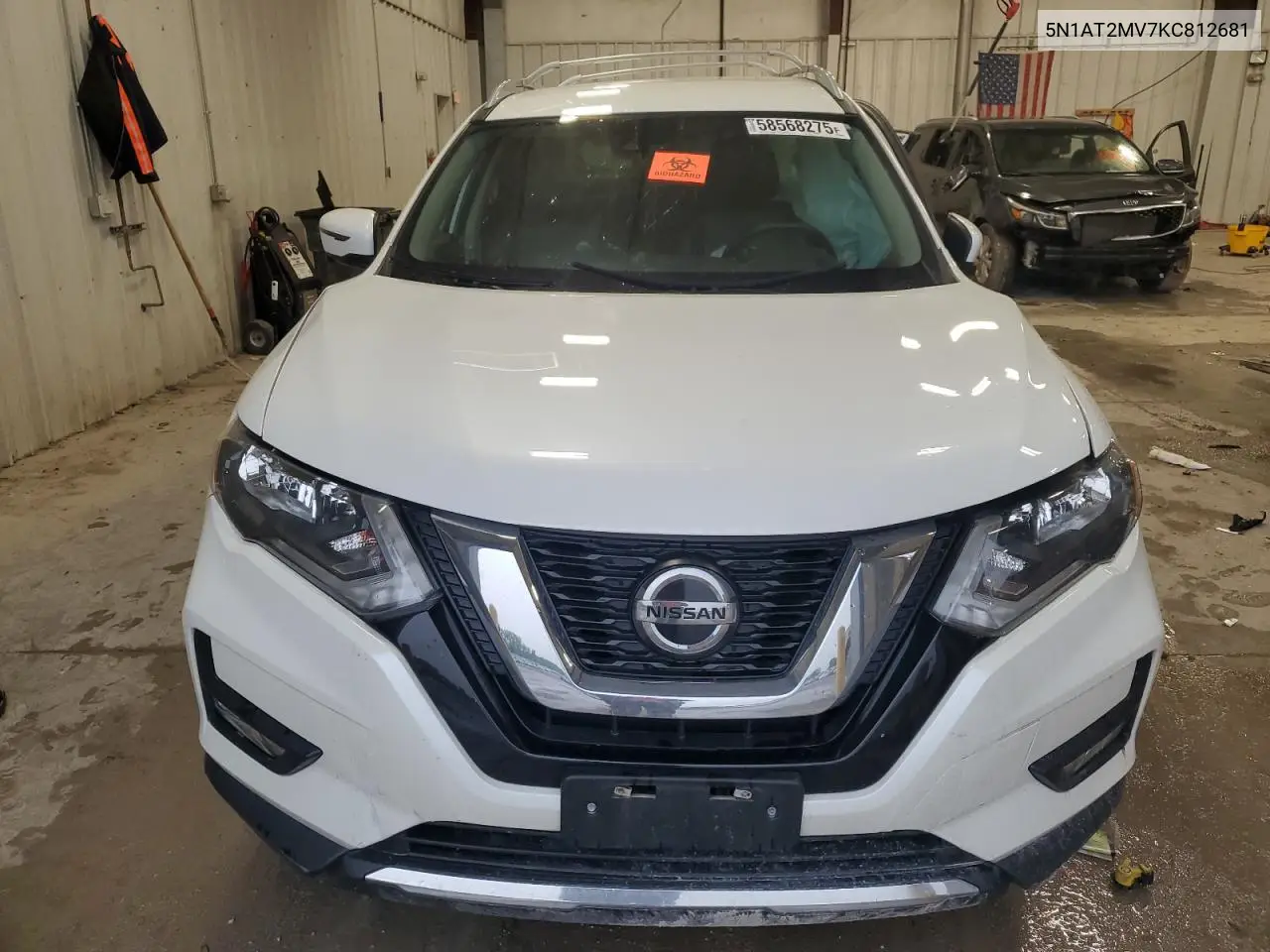 2019 Nissan Rogue S VIN: 5N1AT2MV7KC812681 Lot: 58568275