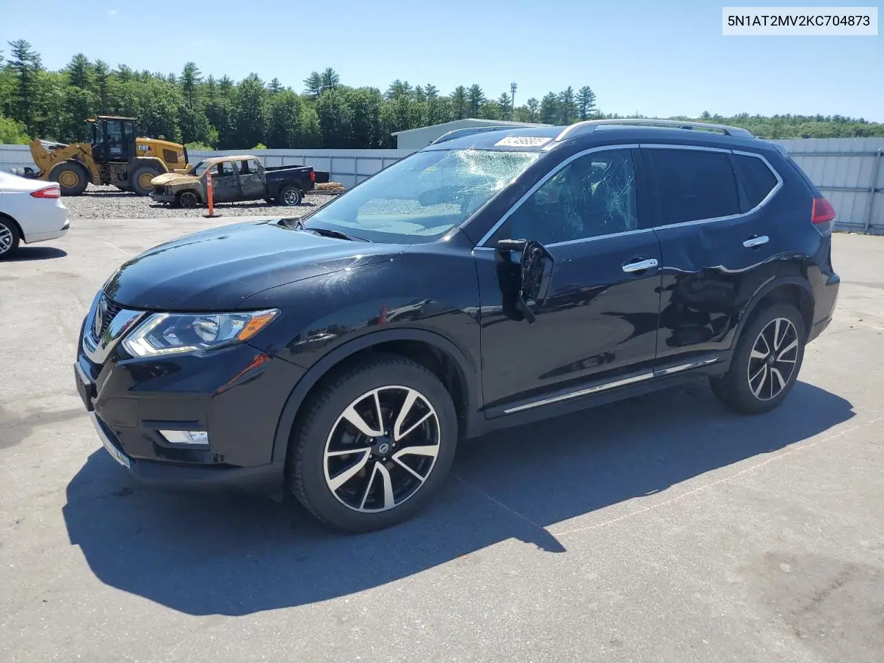 2019 Nissan Rogue S VIN: 5N1AT2MV2KC704873 Lot: 62498805
