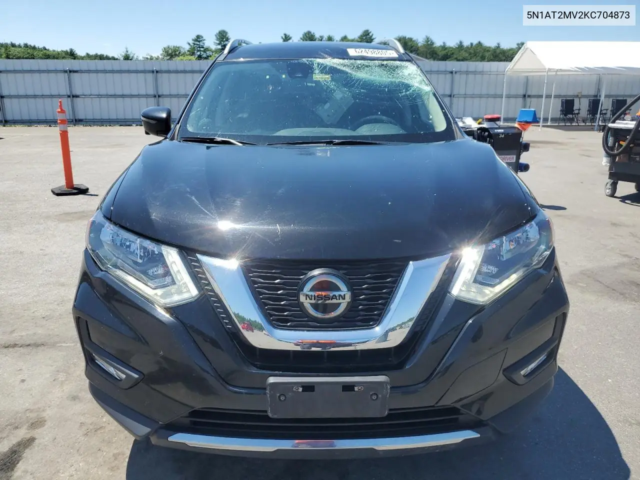 2019 Nissan Rogue S VIN: 5N1AT2MV2KC704873 Lot: 62498805